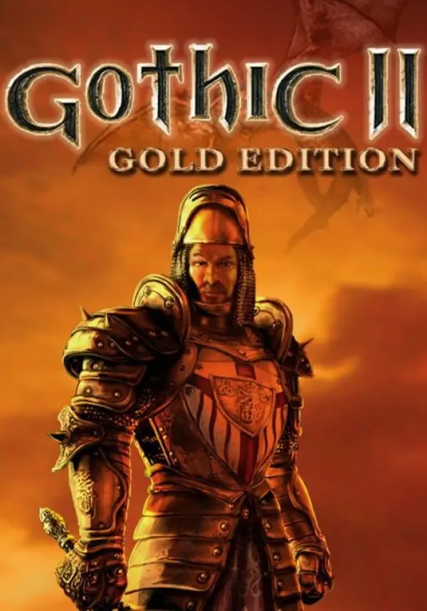 02 gold. Gothic II: Gold Edition. Готика 2 Голд диск. Готика 2 золотое издание акклла. Готика 2 обложка.